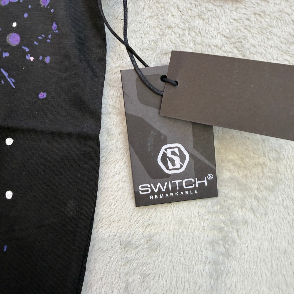 Switch Remarkable T Shirt Mens Small Black Red Winnie Bear Hip Hop Streetwear - Picture 3 of 4